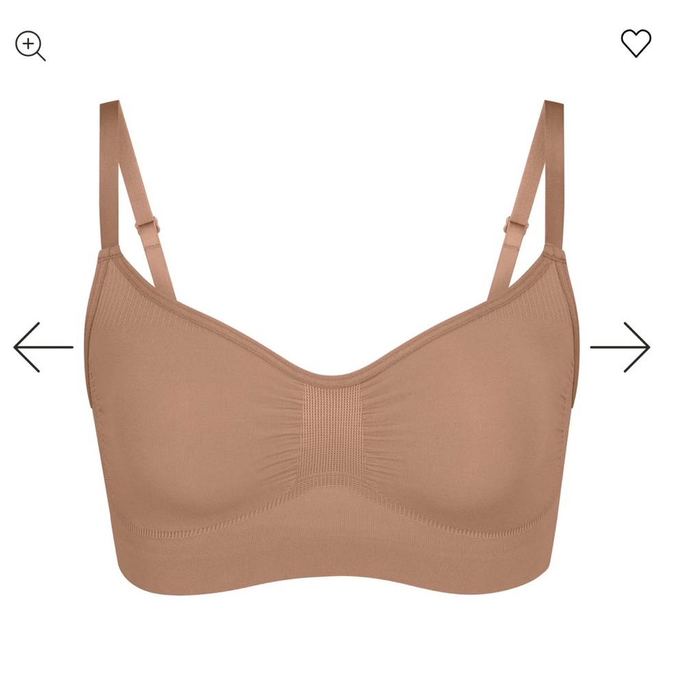 SKIMS sculpting maternity seamless nursing Bra in sienna